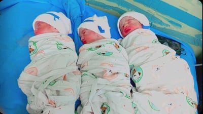 ذي قار: سيدة عشرينية تضع 3 توائم إناث بعملية قيصرية في قضاء الرفاعي