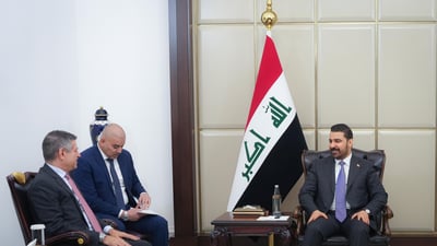 الزيدي يبحث مع القائم بالأعمال الأميركي خفض التوتر وتعزيز الشراكة