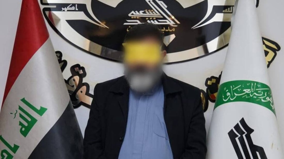 الحشد ينشر صورة واثق البطاط معصوب العينين وبلا عمامة