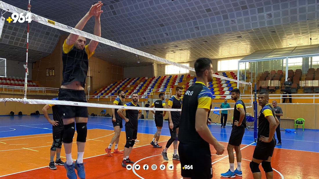 بالەی عێراق لە سلێمانی ئامادەکاری بۆ پاڵەوانیەتی ئاسیا دەکات