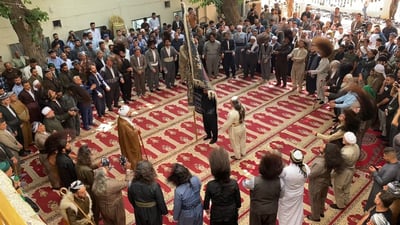 Thousands of Sufi dervishes gather in Akre for Eid Al-Adha rituals