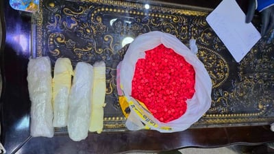 ژنێک بە یەک کیلۆ مادەى هۆشبەرەوە دەستگیرکرا