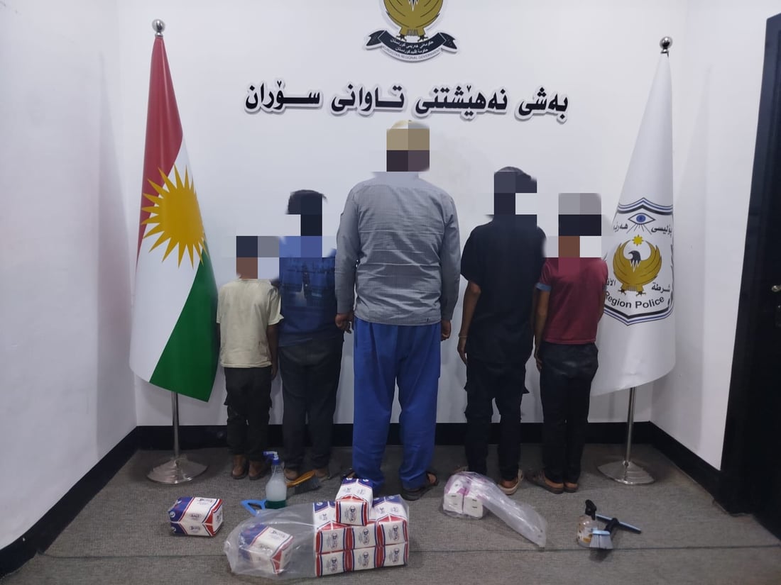 لە سۆران ژمارەیەک سواڵکەر دەستگیر کران