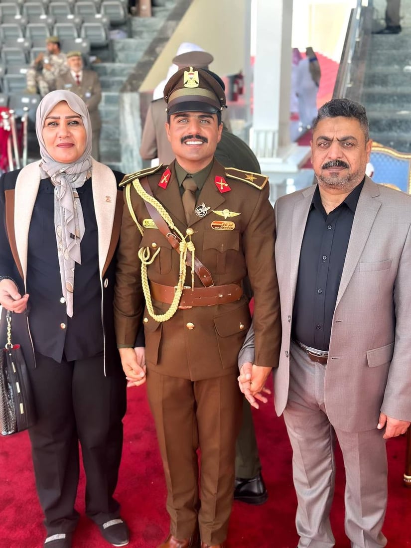 العراق أولاً في كلية قطر العسكرية.. المركز المتقدم لملازم من ديالى (صور)