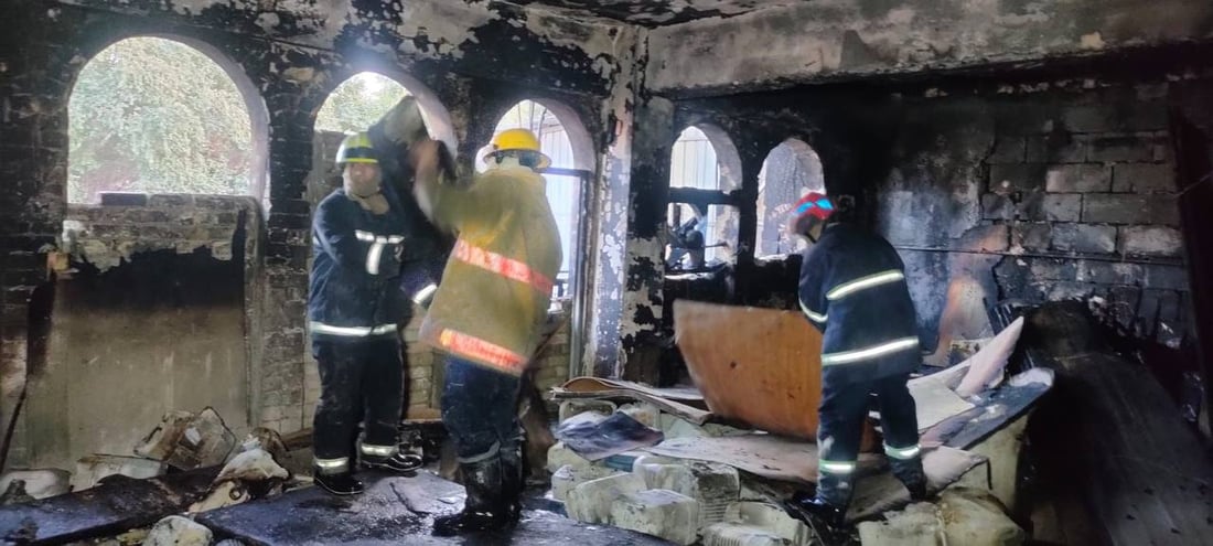 الدفاع المدني: اقتحام ناجح لحريق العلاوي وإنقاذ خمسة مصابين (صور)