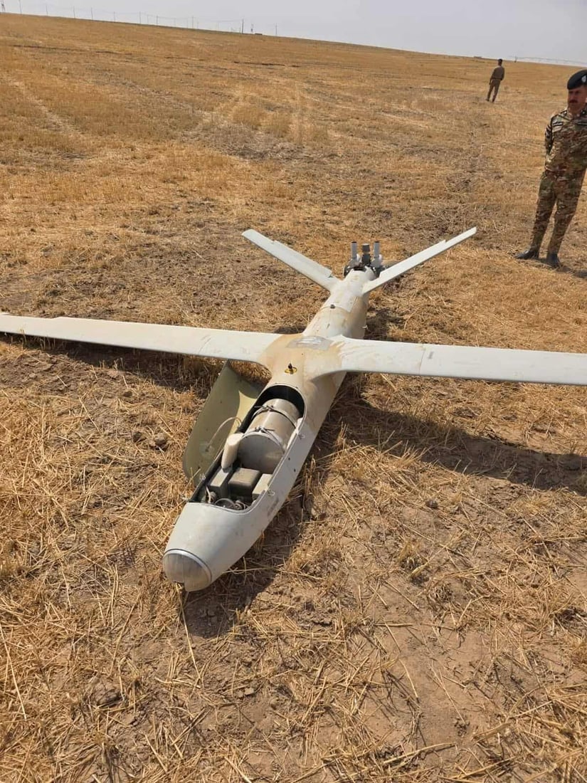 درۆنێکی بۆمبڕێژکراو لە نزیک گوندی دووگردکان کەوتەخوار