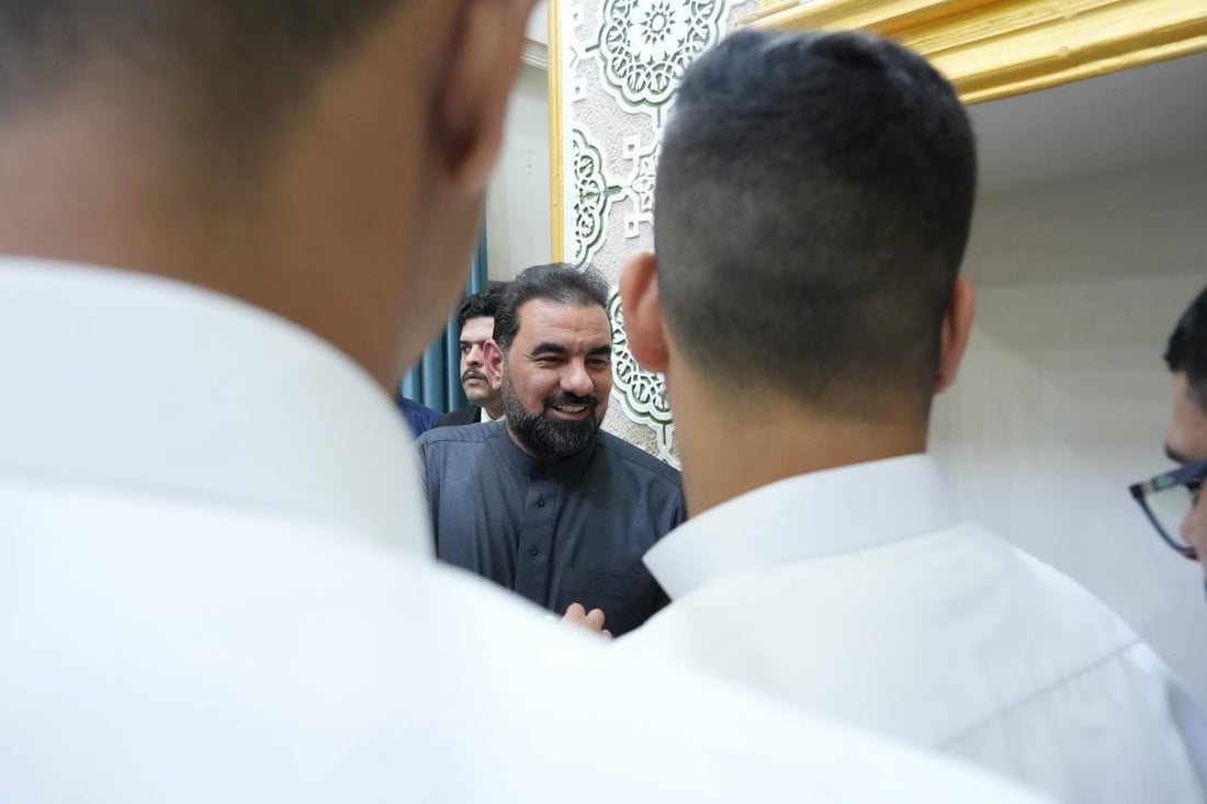 الوحيد الذي فتح بابه للمصلين في الأنبار.. صور من صلاة العيد بجامع الكرمة الكبير