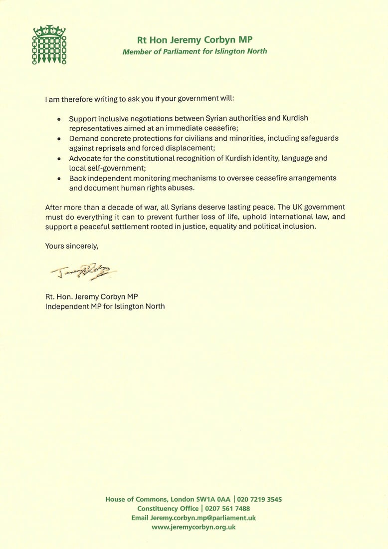 “كورد 40 ملیۆن كەسن و پێویستە بەریتانیا پشتگیرییان بكات”