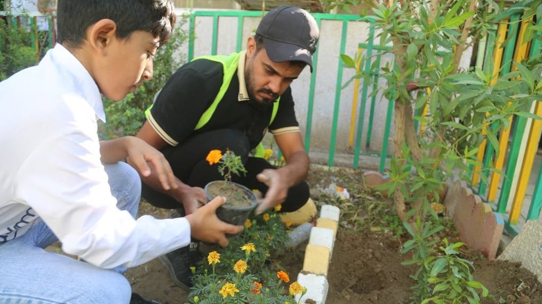 اختتام حملة “المدارس الخضراء” في مدينة الصدر.. بزراعة 13 ألف شجرة في 14 مدرسة