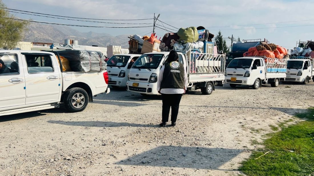 صور: مئات الإيزيديين عادوا طوعاً إلى منازلهم في سنجار وسيأخذون “سلعاً معمرة”