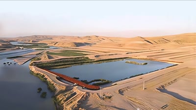 پرۆژه‌ی ستراتیژییه‌كه‌ی ئاوی ناحیه‌ی باوه‌نوور له‌سه‌ر پاره‌ په‌كی كه‌وتووه‌