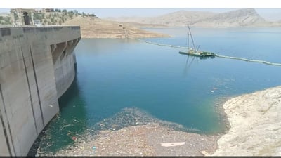 Teams assess waste at Dukan Dam, plan cleanup