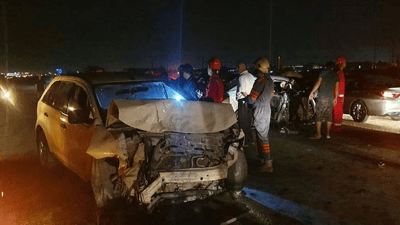 Woman killed, 14 injured in Basra traffic accident