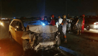 Woman killed, 14 injured in Basra traffic accident