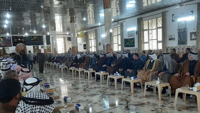 صور: جلسة صلح بين “دليم” الأنبار  و”بني سعد” ديالى تنتهي بـ15 مليون دينار