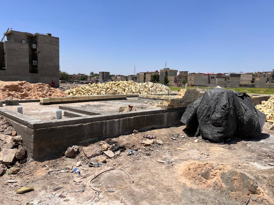 البناء في زراعي الشرطة الخامسة توقف: قوات تمنع مرور الطابوق والمواد