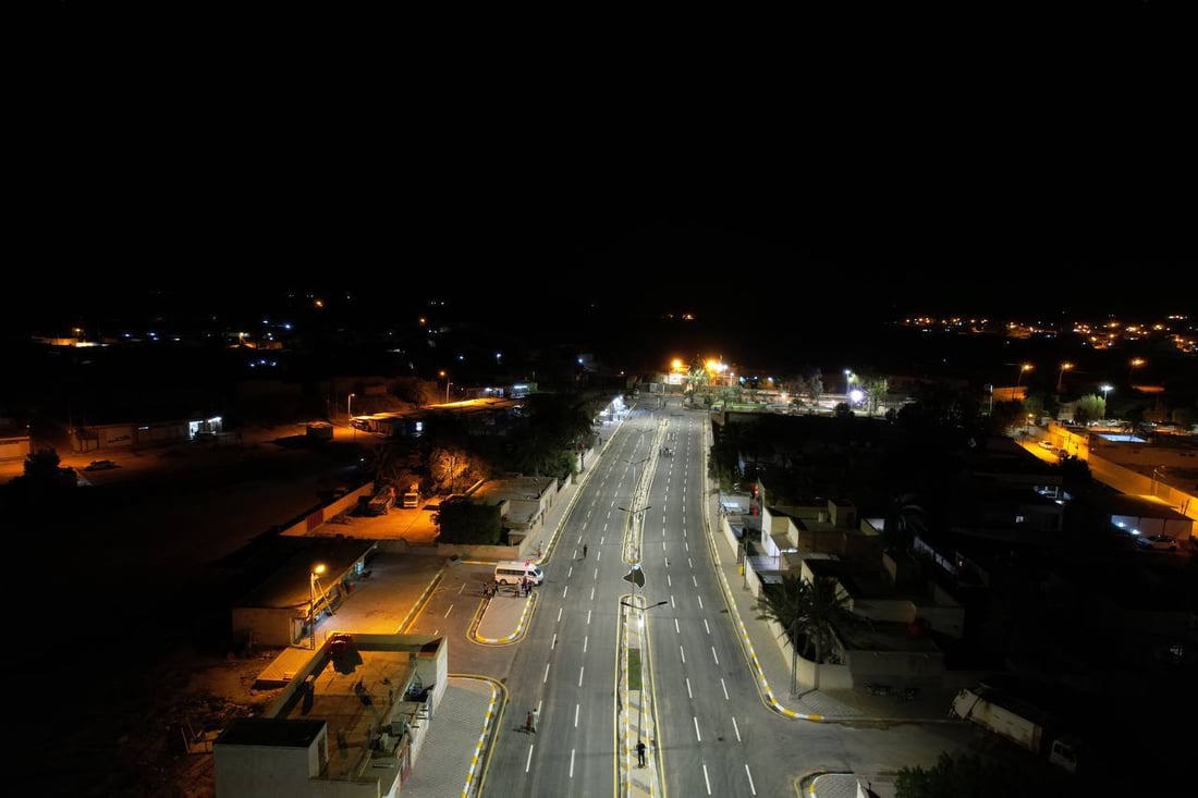 صور لـ “جصان” من الجو.. أول تطوير لمدخل الشمال منذ 1994 بأموال الأمن الغذائي