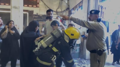 140 کەس لە هۆتێلێکی کەربەلا رزگارکران