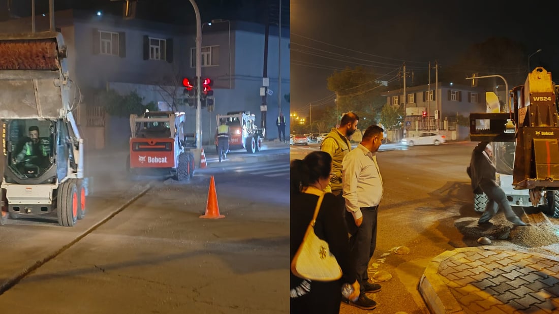 چەند شەقامێکى سلێمانى رووناک دەکرێنەوە