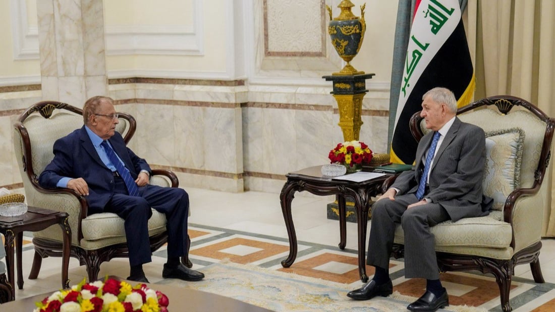 العالم اللغوي فاضل السامرائي في ضيافة الرئيس رشيد (صور)