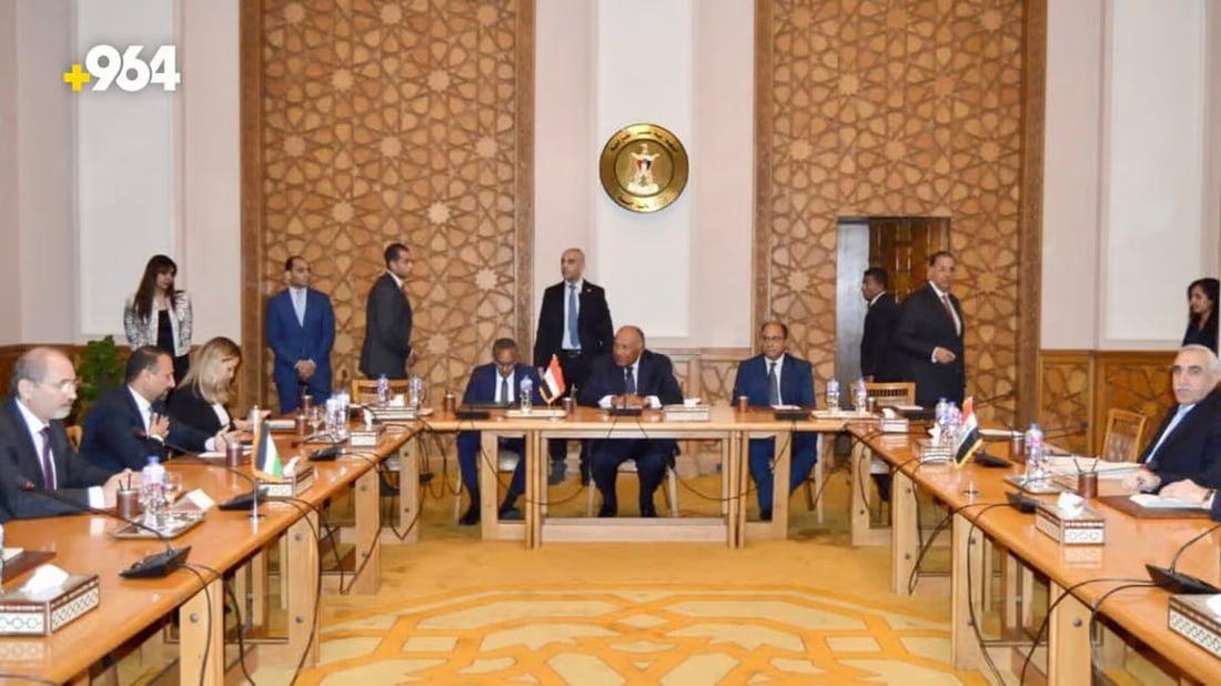 Foreign ministers of Iraq, Jordan, and Egypt hold trilateral meeting