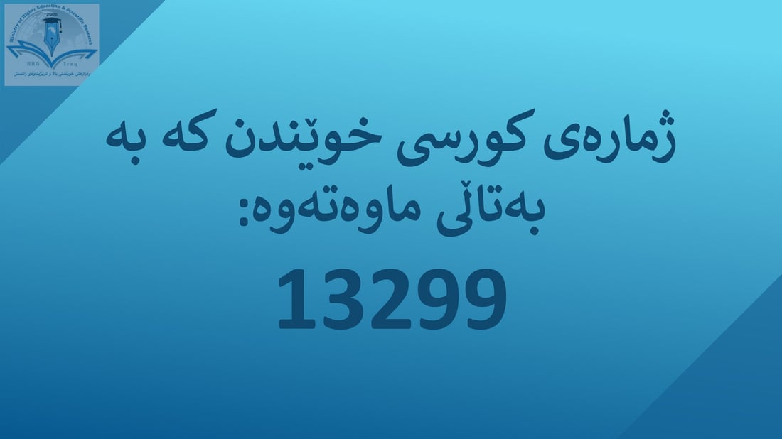 تایبەت بە دەرچووانى پۆلى 12ـى ئامادەیى…ئەنجامى زانکۆ لاین راگەیەنرا