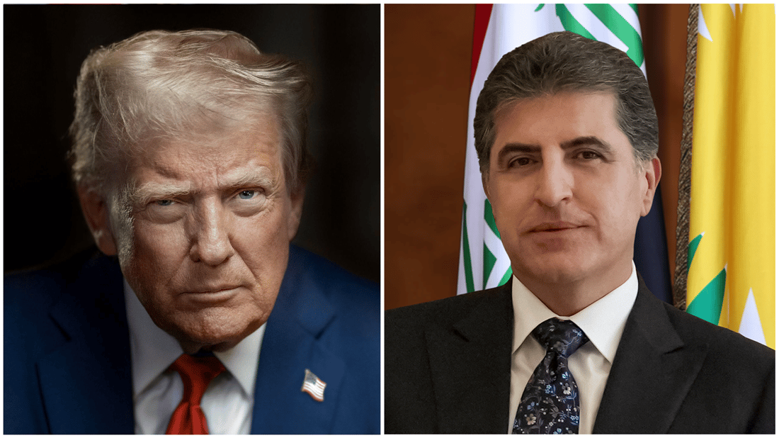 ترەمپ بە نێچیرڤان بارزانی وتووە، نایەوێ لە رۆژهەڵاتی ناوەڕاست ئاڵۆزی بمێنێ