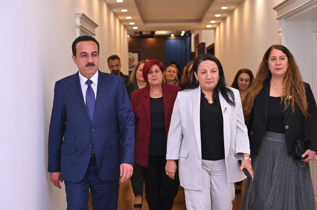 ژنانی شارەدارییەكانی باكووری كوردستان لە هەولێرن