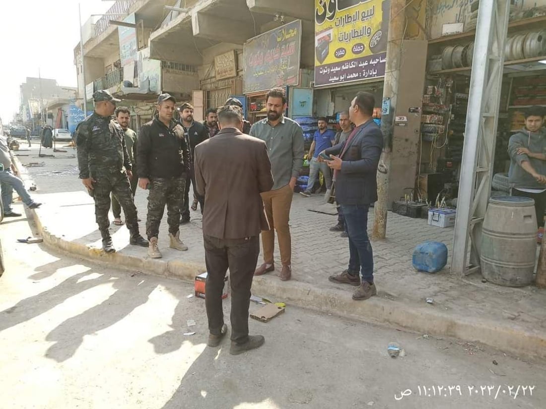 صور: التجاوزات تخنق شوارع الحلة واتهامات حكومية لمتنفذين بإفشال حملات الإزالة