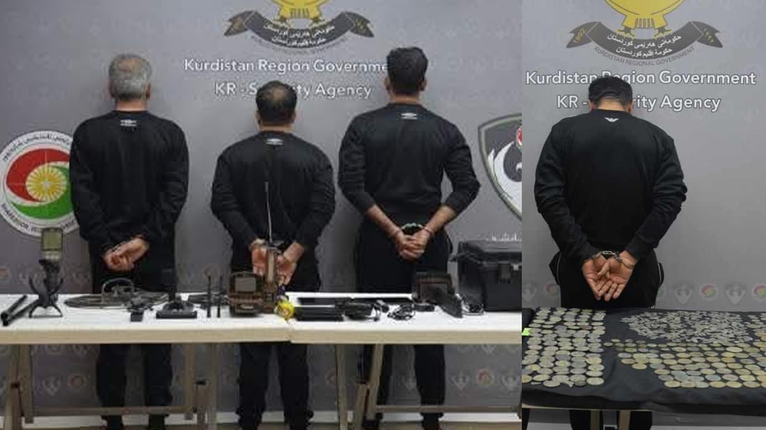 لە شارەزوور پێنج تۆمەتبارى شوێنەوار دەستگیرکران