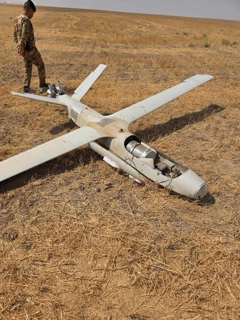 درۆنێکی بۆمبڕێژکراو لە نزیک گوندی دووگردکان کەوتەخوار