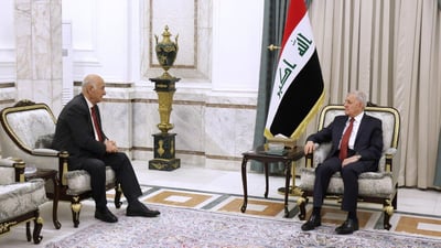 Iraq’s president stresses need for better water management, addressing drought, desertification