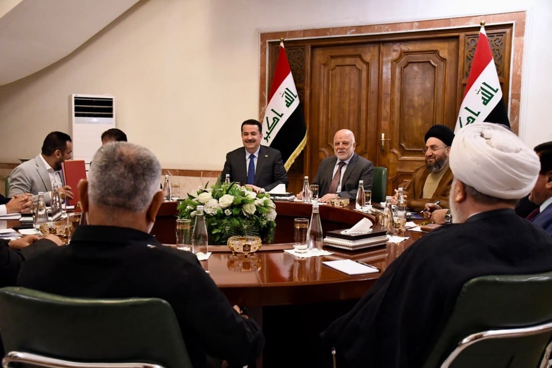 لكن المالكي غائب.. ضحكات وأجواء هادئة في اجتماع الإطار الشيعي قبل قليل (صور)