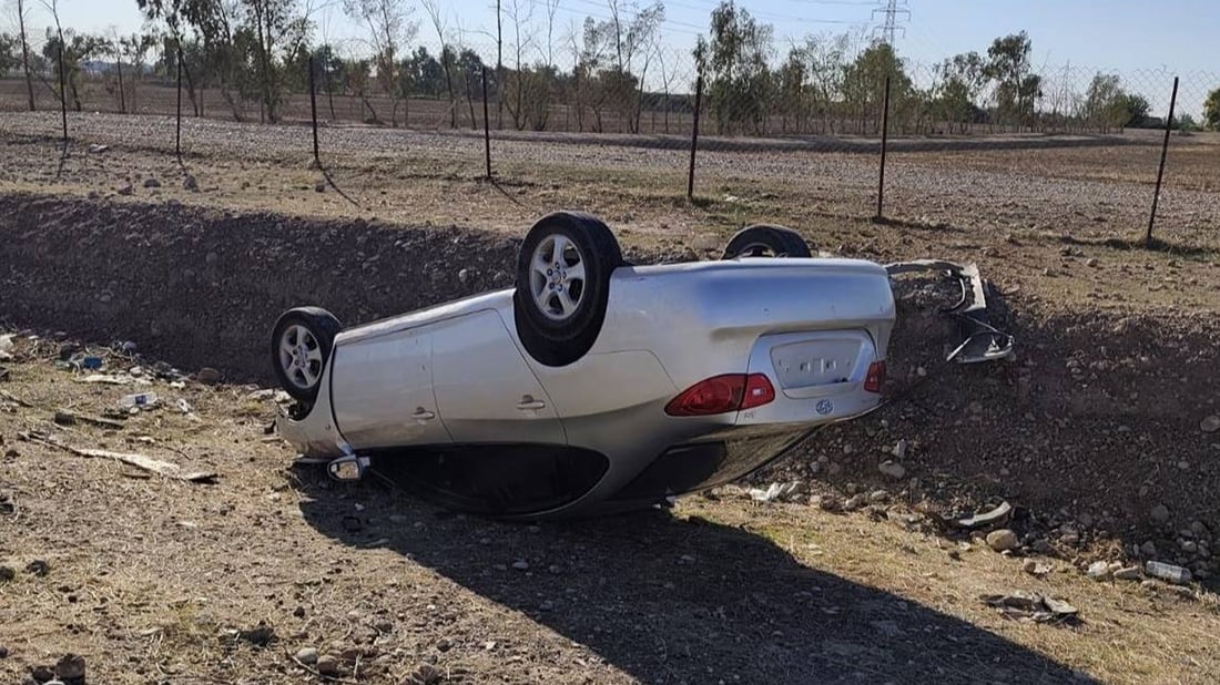 ئۆتۆمبێلێک لە کەلار وەرگەڕاوە و حەوت کەس بریندارن