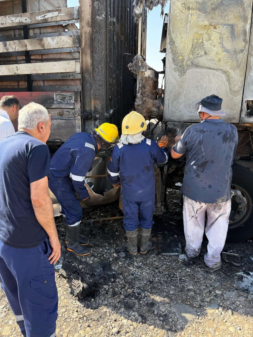 بارهەڵگرێك لە زاخۆ سووتا و ئەمە چوارەمە لەم هەفتەیەدا