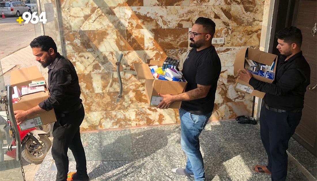 فريق كربلائي قطع 600 كيلومتر وقدم العلاج النفسي لأول مرة في تلعفر وسنجار (صور)