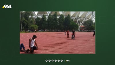 یاریزانێک بە تەنیا پێشبڕکێی راکردنی کرد و یەکەم بوو