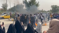 الديوانية: تظاهرة 