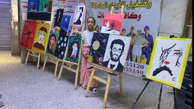 Najaf’s 11-year-old artist gains recognition for exceptional talent