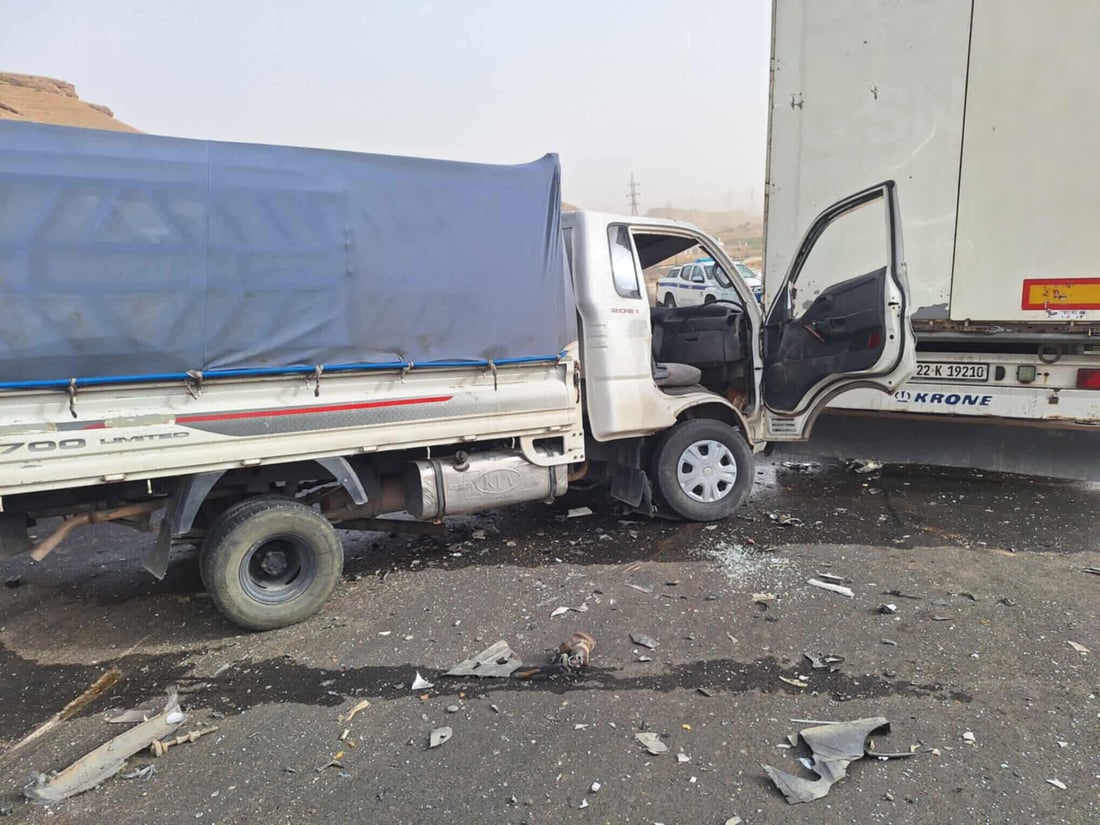 Two Killed, Five Injured in Separate Road Accidents across Kurdistan Region