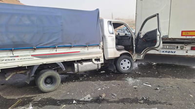 Two Killed, Five Injured in Separate Road Accidents across Kurdistan Region