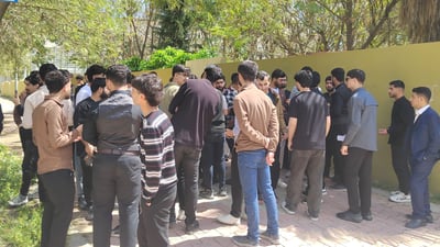 لە کەلاریش قوتابیان دژی خوێندنی ئۆنلاین دەنگیان هەڵبڕی