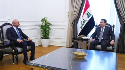 Sudani calls for dialogue to ease regional tensions during meeting with Lebanese envoy