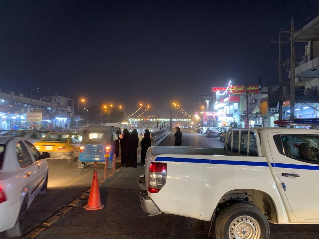 صور من كربلاء قبل قليل: إغلاق شارع المحافظة لصيانة مجسر العباس.. ادخلوا النفق