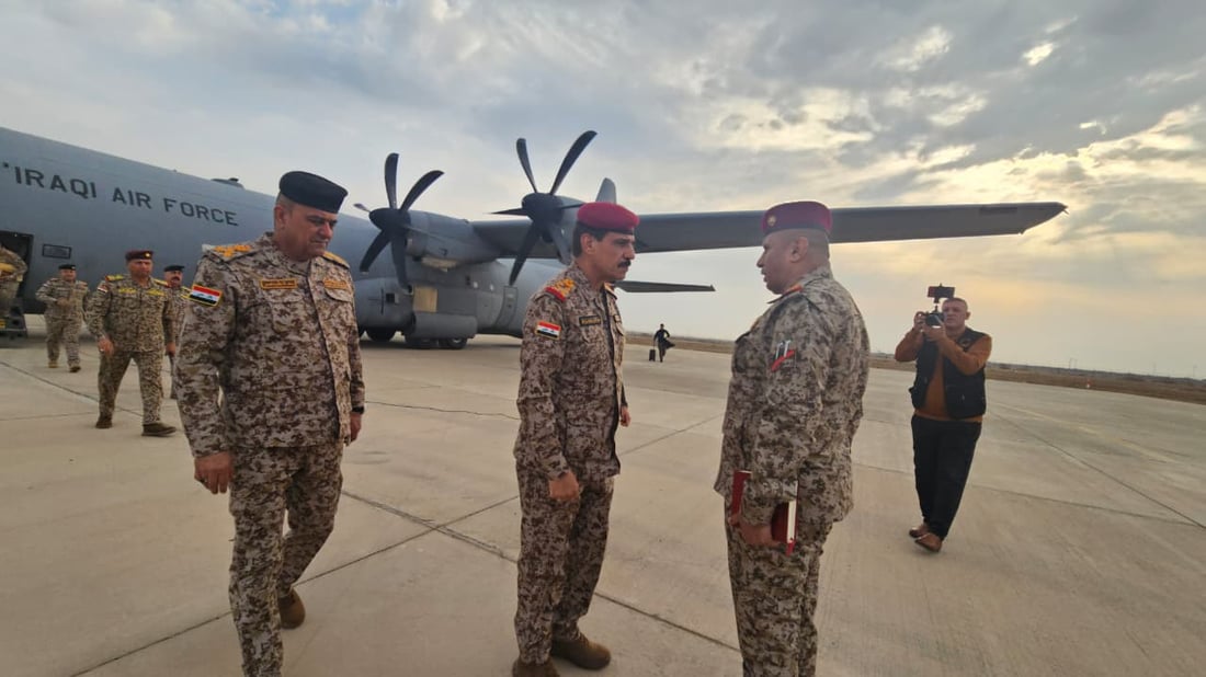 رئيس أركان الجيش يصل ميسان لمتابعة الوضع الأمني