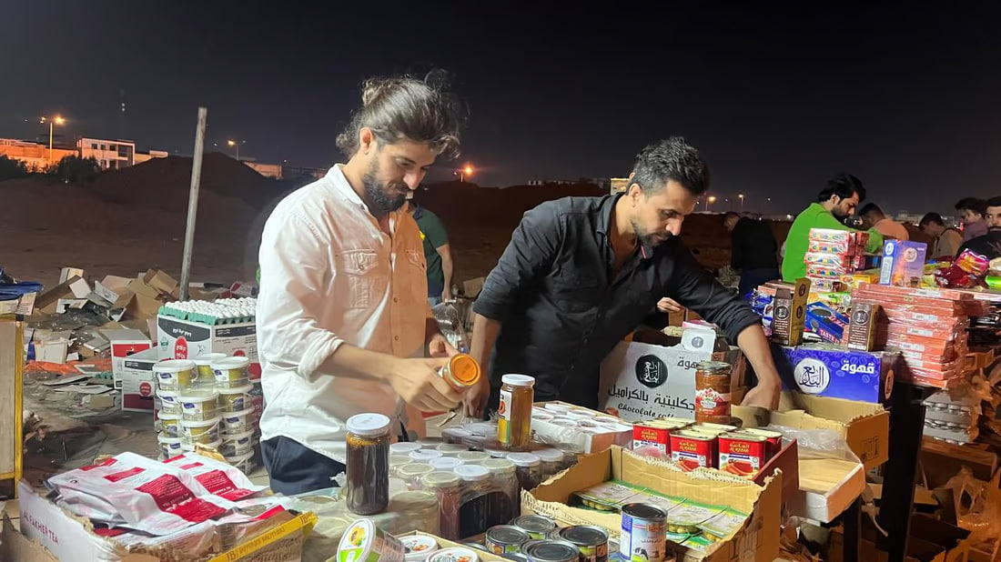 Mobile market thrives offering affordable variety of goods in Basra