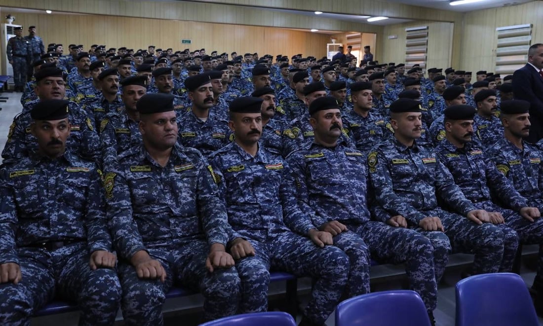 صور من معسكر “دبلن”.. الشرطة العراقية تتدرب على فض الشغب وتحرير الرهائن
