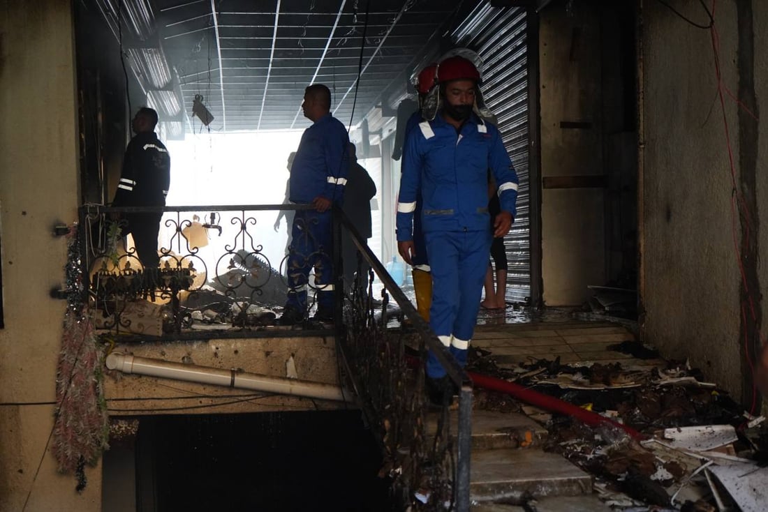 صور: النيران التهمت مخازن الإسكافية في سوق العشار وسط البصرة