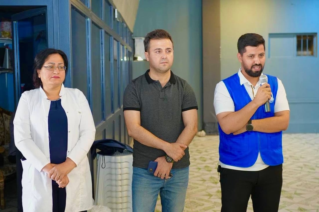 له‌ هه‌ڵه‌بجه‌ یه‌ک تۆن گۆشتى سوور به‌سه‌ر خێزانه‌ هه‌ژاره‌كان دابه‌ش كرا