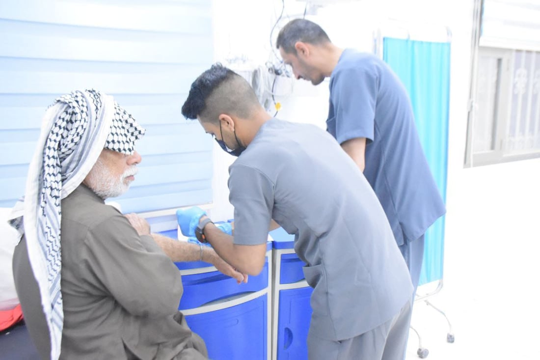 شاهد: لحظة دخول العاصفة الترابية إلى مركز مدينة النجف